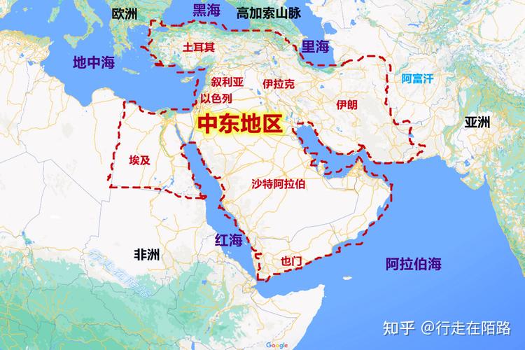 中东地图高清版大图_中东地图高清版大图黑白