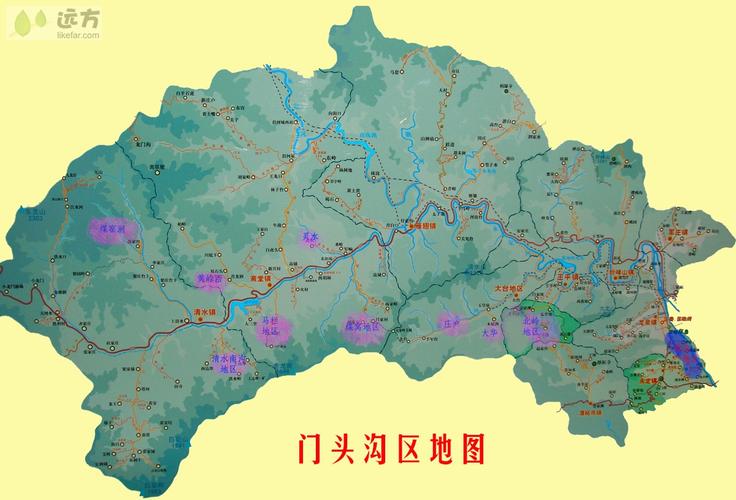 门头沟旅游地图-门头沟旅游地图高清版