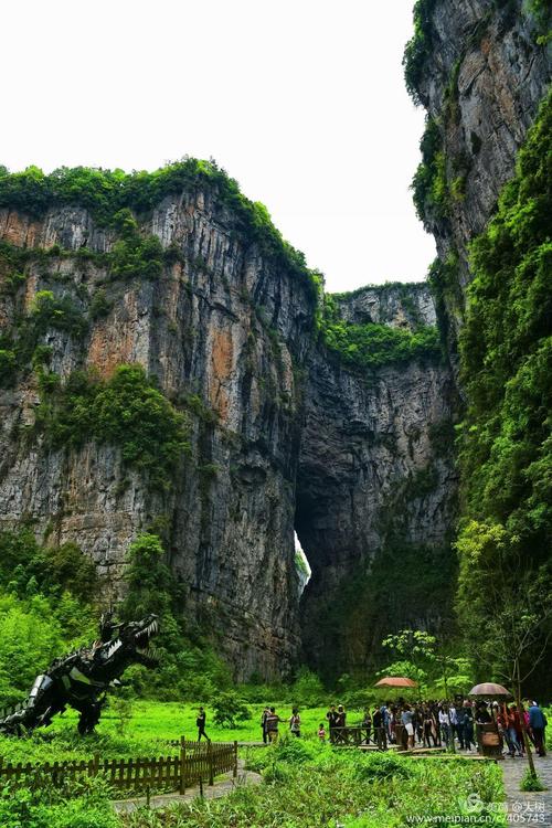 武隆天生三桥图片_武隆天生三桥图片全景