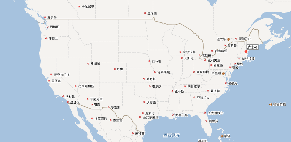 美国波士顿_美国波士顿地图